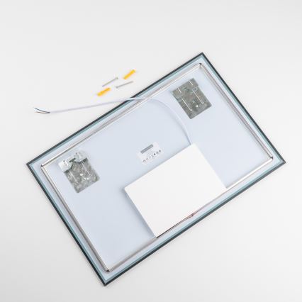 Brilagi - LED Bathroom Mirror SUELLO LED/20W/230V 40x60 cm black IP44 CRI 90 dimmable + CCT