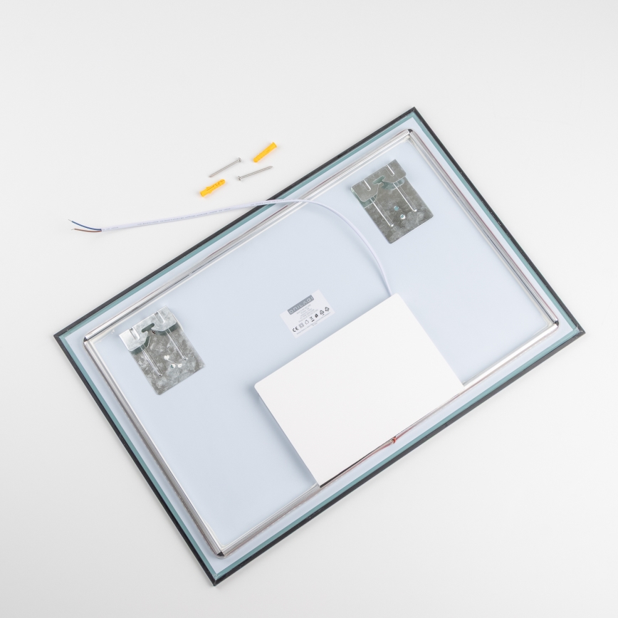 Brilagi - LED Bathroom Mirror SUELLO LED/20W/230V 40x60 cm black IP44 CRI 90 dimmable + CCT