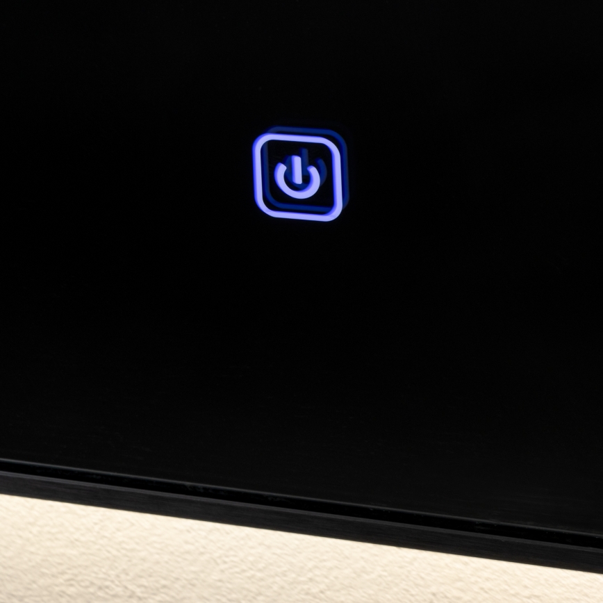 Brilagi - LED Bathroom Mirror SUELLO LED/30W/230V 60x90 cm Black IP44 CRI 90 Dimmable + CCT