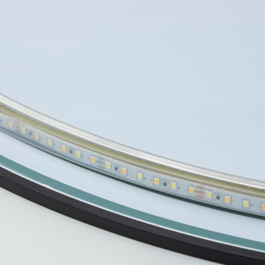 Brilagi - LED Bathroom Mirror VENA BLACK LED/26W/230V Ø 80 cm IP44 CRI 90 dimmable + CCT