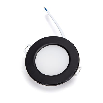 Brilagi - LED Bathroom Recessed Downlight LED/24W/230V 3000K Black IP65