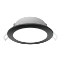 Brilagi - LED Bathroom Recessed Downlight LED/4,8W/230V 6000K Black IP65