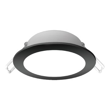 Brilagi - LED Bathroom Recessed Downlight LED/9W/230V 3000K Black IP65