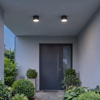 BRILAGI - LED Bathroom Spotlight SMOOTH 1xGX53/15W/230V 60x82 mm black IP54