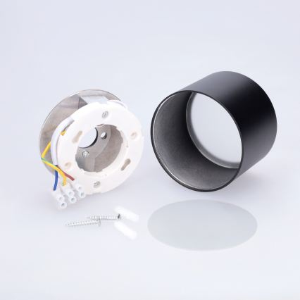BRILAGI - LED Bathroom Spotlight SMOOTH 1xGX53/15W/230V 60x82 mm black IP54