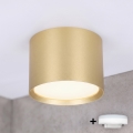 BRILAGI - LED Bathroom spotlight SMOOTH 1xGX53/15W/230V 60x82 mm gold IP54