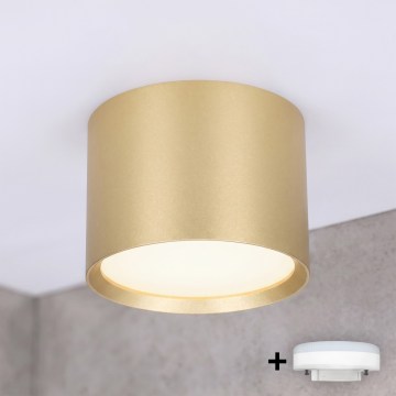 BRILAGI - LED Bathroom spotlight SMOOTH 1xGX53/15W/230V 60x82 mm gold IP54