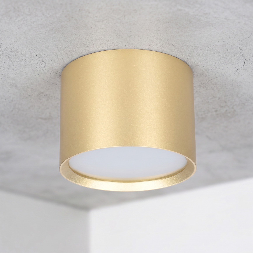 BRILAGI - LED Bathroom spotlight SMOOTH 1xGX53/15W/230V 60x82 mm gold IP54