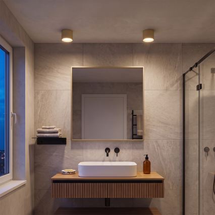 BRILAGI - LED Bathroom spotlight SMOOTH 1xGX53/15W/230V 60x82 mm gold IP54