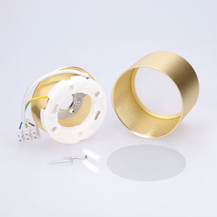 BRILAGI - LED Bathroom spotlight SMOOTH 1xGX53/15W/230V 60x82 mm gold IP54