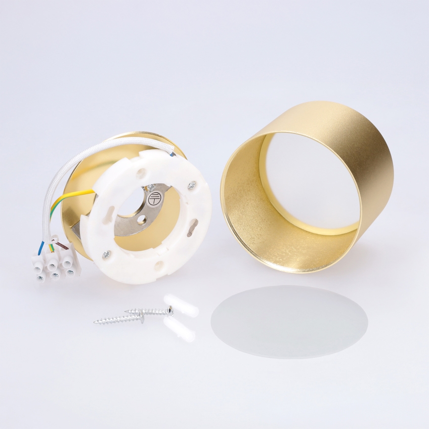 BRILAGI - LED Bathroom spotlight SMOOTH 1xGX53/15W/230V 60x82 mm gold IP54