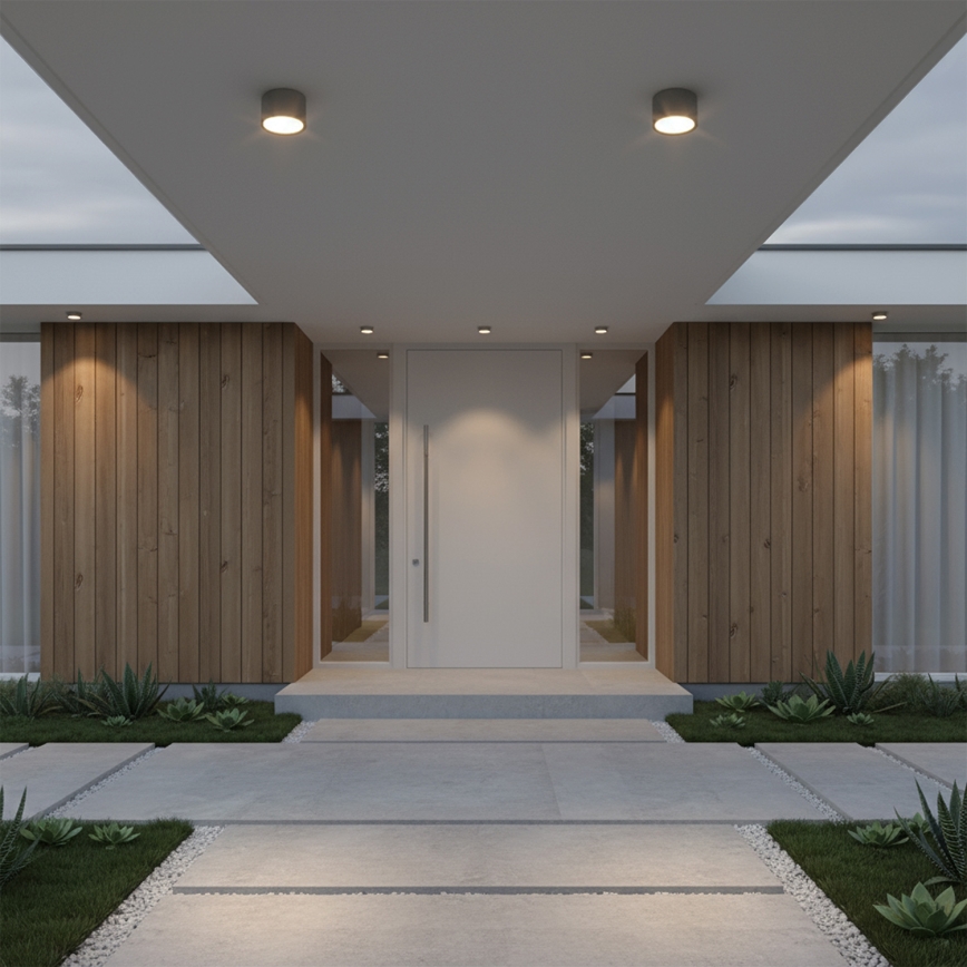 Brilagi - LED Bathroom spotlight SMOOTH 1xGX53/15W/230V anthracite IP65