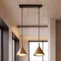 BRILAGI - LED Cable-hung pendant CONE DOUBLE 2xGX53/15W/230V gold