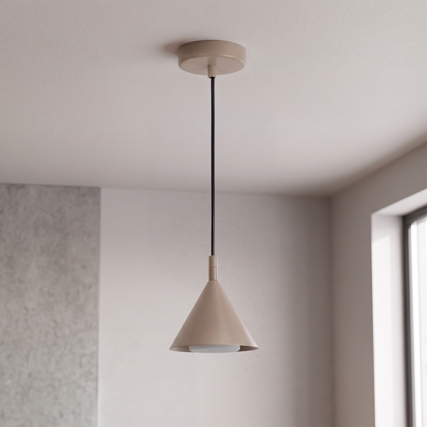 BRILAGI - LED Cable-hung pendant CONE SINGLE 1xGX53/15W/230V beige