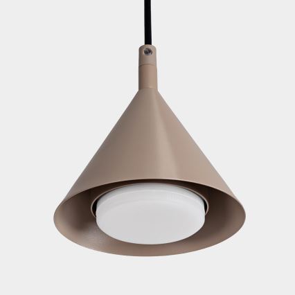 BRILAGI - LED Cable-hung pendant CONE SINGLE 1xGX53/15W/230V beige