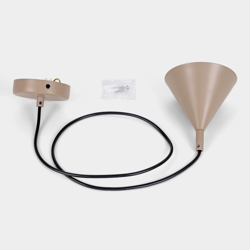 BRILAGI - LED Cable-hung pendant CONE SINGLE 1xGX53/15W/230V beige