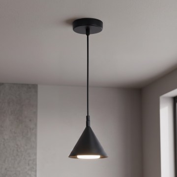 BRILAGI - LED Cable-hung pendant CONE SINGLE 1xGX53/15W/230V black