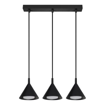 BRILAGI - LED Cable-hung pendant CONE TRIPLE 3xGX53/15W/230V black