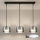 Brilagi - LED Cable-hung pendant light AURA LUX 3xGX53/30W/230V black/smoked