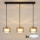 Brilagi - LED Cable pendant AURA LUX 3xGX53/30W/230V black/gold