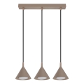 BRILAGI - LED Cable pendant CONE TRIPLE 3xGX53/15W/230V beige