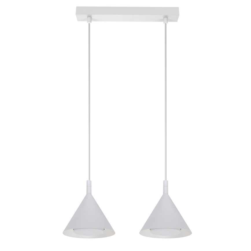 BRILAGI - LED Cable pendant light CONE DOUBLE 2xGX53/15W/230V white