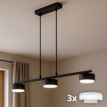 BRILAGI - LED cable pendant MONO 3xGX53/30W/230V black