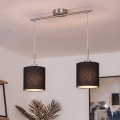 Brilagi - LED cable pendant NUBILA 2xE27/60W/230V black