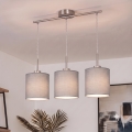 Brilagi - LED cable pendant NUBILA 3xE27/60W/230V light grey
