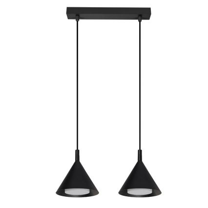 BRILAGI - LED Cable-suspended pendant CONE DOUBLE 2xGX53/15W/230V black