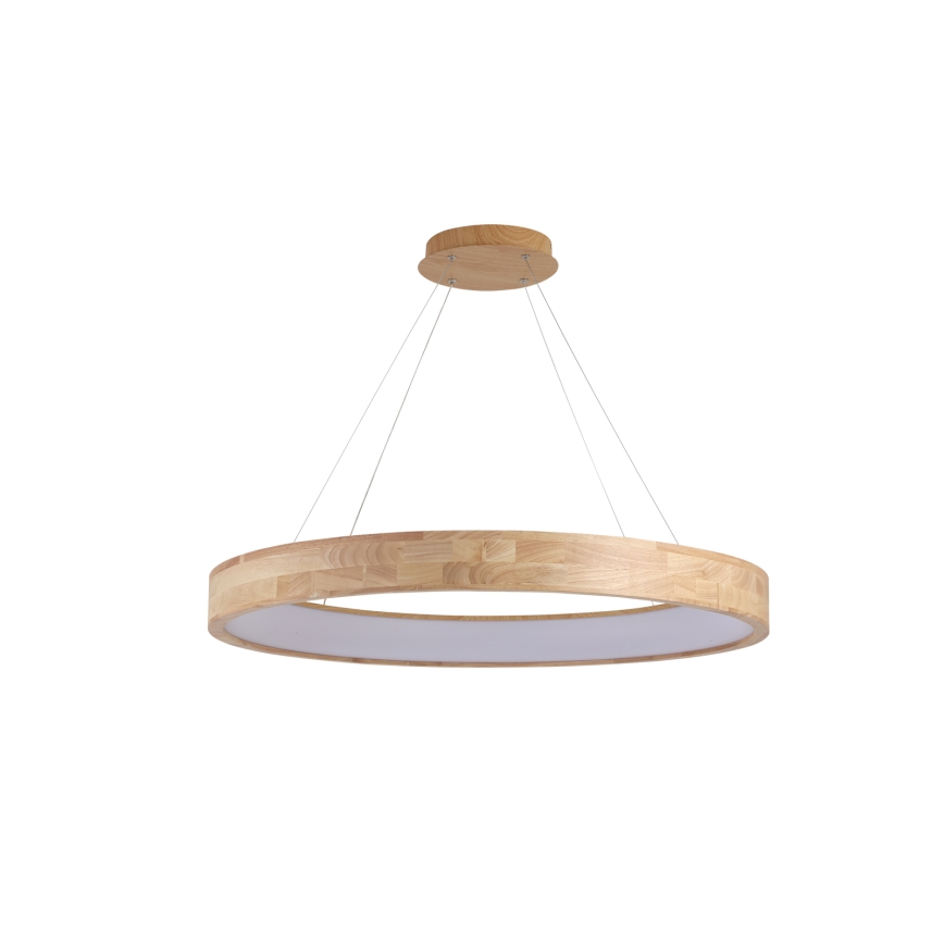 Brilagi - FALCON WOOD cable-suspended LED chandelier LED/60W/230V 3000/4000/6000K Ø 80 cm wood