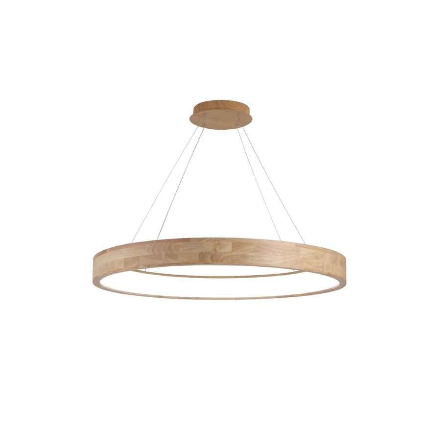 Brilagi - FALCON WOOD cable-suspended LED chandelier LED/60W/230V 3000/4000/6000K Ø 80 cm wood