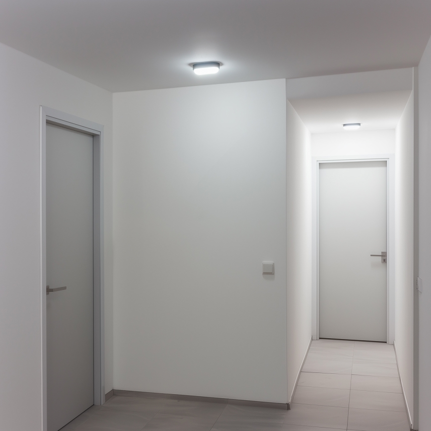 Brilagi - LED Ceiling heavy-duty light SIMA LED/12W/230V IP65 black