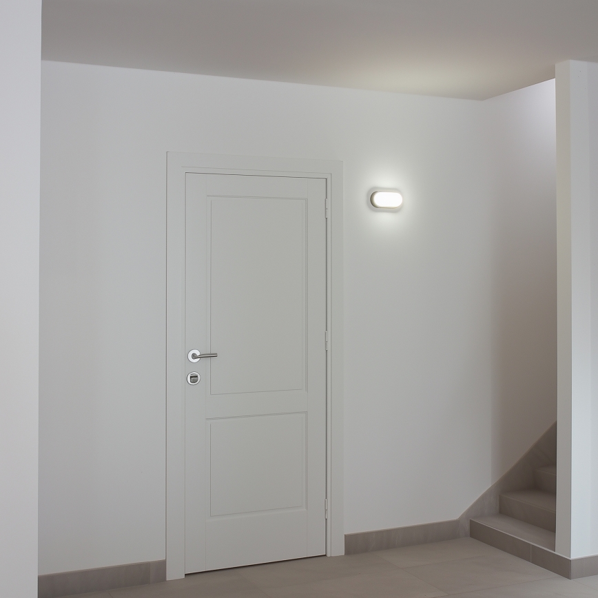 Brilagi - LED Ceiling heavy-duty light SIMA LED/12W/230V IP65 black