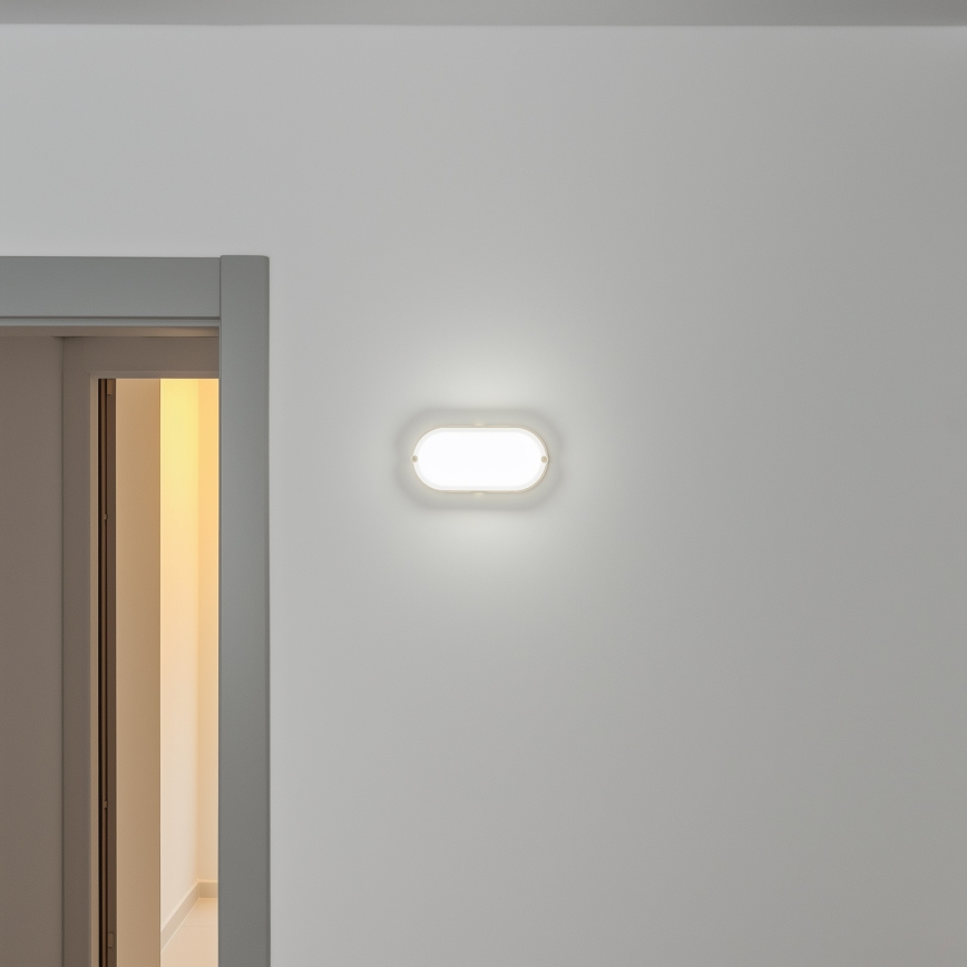 Brilagi - LED Ceiling heavy-duty light SIMA LED/12W/230V IP65 white