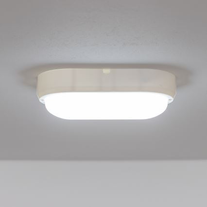 Brilagi - LED Ceiling heavy-duty light SIMA LED/12W/230V IP65 white