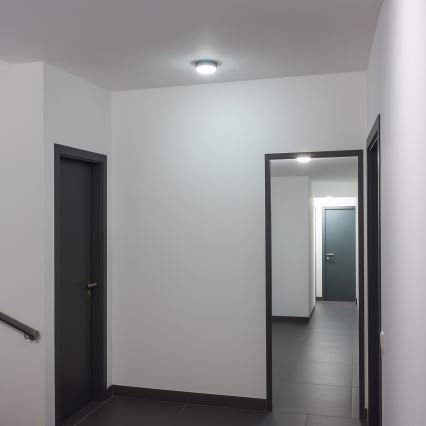Brilagi - LED Ceiling industrial light SIMA LED/12W/230V IP65 black