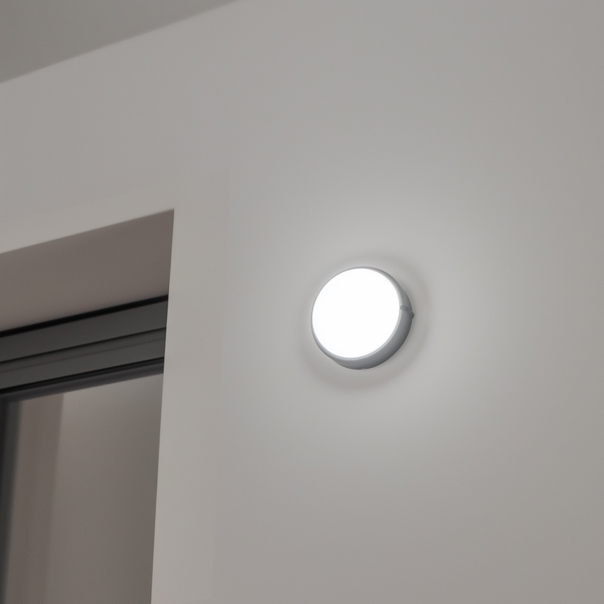 Brilagi - LED Ceiling industrial light SIMA LED/12W/230V IP65 black