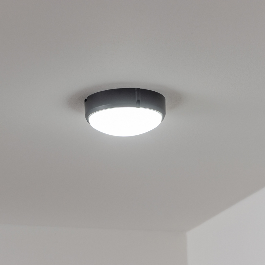 Brilagi - LED Ceiling industrial light SIMA LED/12W/230V IP65 black