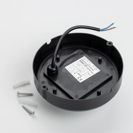 Brilagi - LED Ceiling industrial light SIMA LED/12W/230V IP65 black