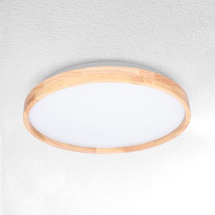 Brilagi - LED Ceiling light ALSON LED/24W/230V oak