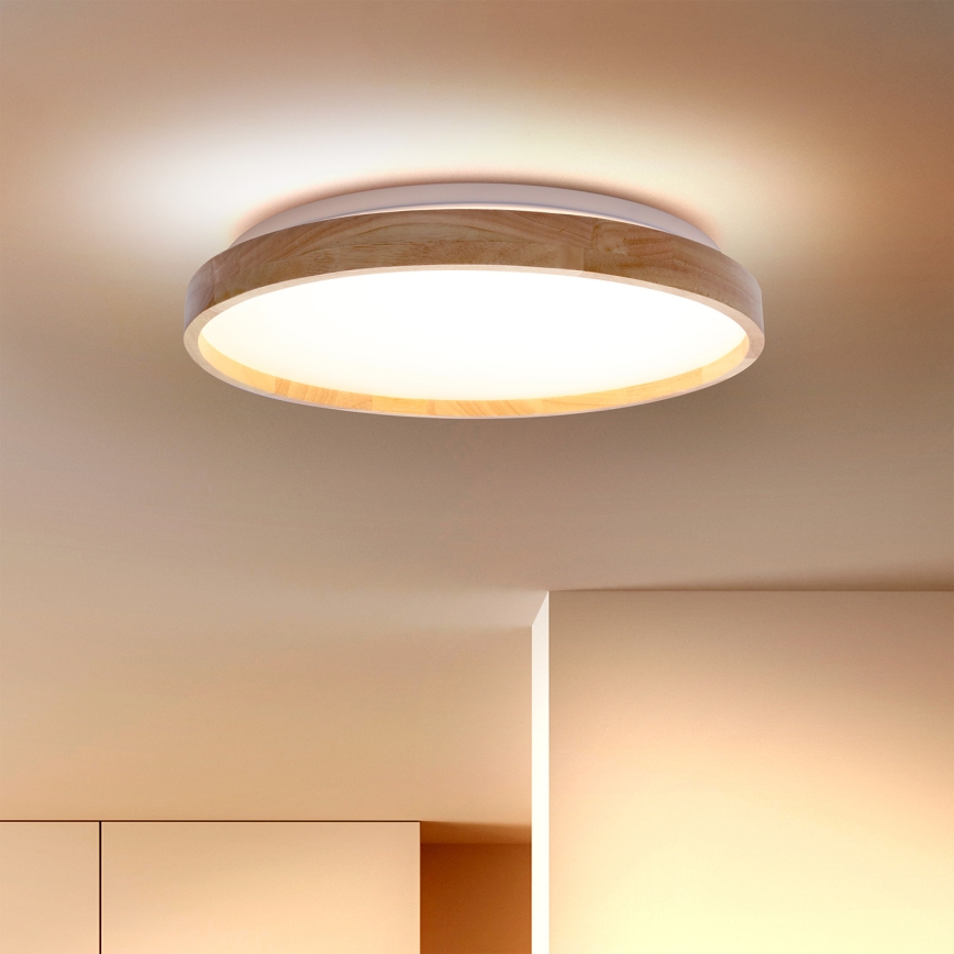 Brilagi - LED Ceiling light ALSON LED/24W/230V oak