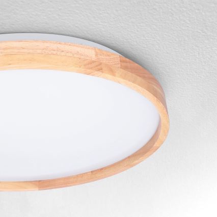 Brilagi - LED Ceiling light ALSON LED/24W/230V oak