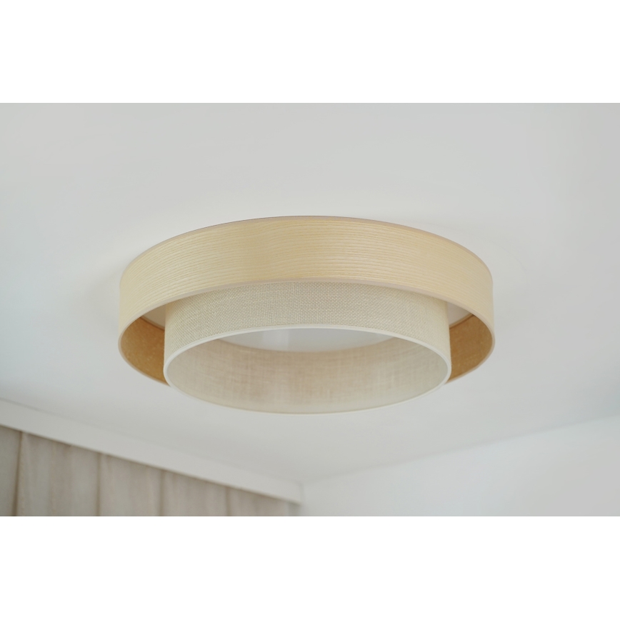 Brilagi - LED Ceiling light ARIZONA BOHO LED/26W/230V d. 60 cm beige