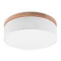 Brilagi - LED Ceiling light BELLADONNA 3xE27/15W/230V d. 50 cm white/oak