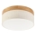 Brilagi - LED Ceiling Light BELLADONNA LED/20W/230V dia. 30 cm cream/oak