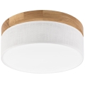 Brilagi - LED Ceiling Light BELLADONNA LED/20W/230V Ø 30 cm white/oak