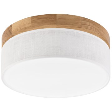 Brilagi - LED Ceiling Light BELLADONNA LED/20W/230V Ø 30 cm white/oak