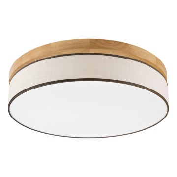Brilagi - LED Ceiling Light BELLADONNA LED/36W/230V 50 cm cream/oak