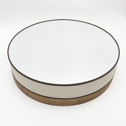 Brilagi - LED Ceiling Light BELLADONNA LED/36W/230V 50 cm cream/oak